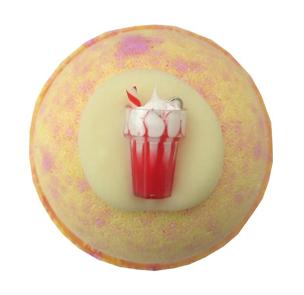 Fruit Salad Smoothie Bath Bomb with Charm