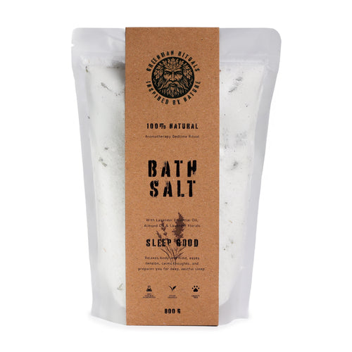 Aromatherapy Bath Salts with Lavender Essential Oil, Almond Oil & Lavender Florals 800g