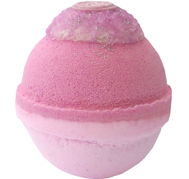Sugary Candy Floss & Vanilla Love and Hearts Bath Bomb